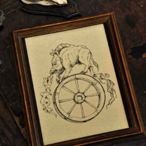 JAHRESRAD art print